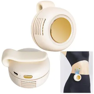Portable Waist Fan Bladeless, Rechargeable Personal Fan, 3-Speed Turbo Cooling, Hands-Free Clip Fan for Work, Travel, Camping, Phone Cooling, Summer Must Have