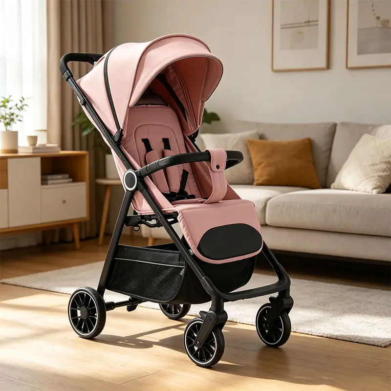 2-in-1 Baby Traveling Stroller - Lightweight, Compact, Foldable, Airline-Approved Convertible with UV Sunshade for Travel