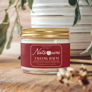 Whipped Grass-Fed Tallow Balm with Vanilla Bean