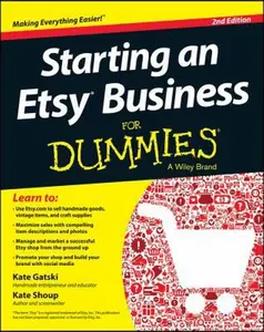 USED Book - Starting an Etsy Business for Dummies by Kate Gatski (Paperback) - english