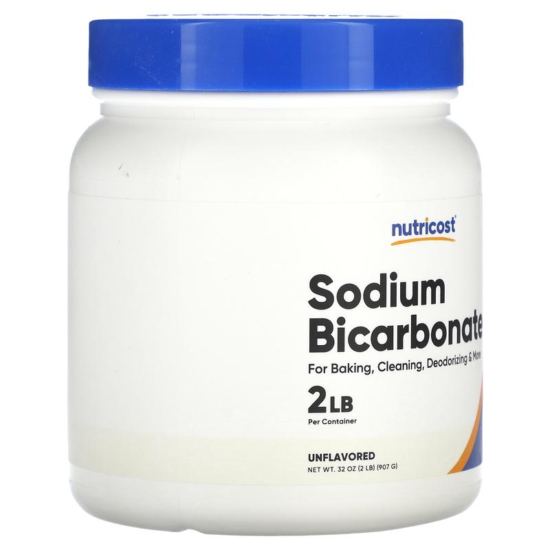 Nutricost Sodium Bicarbonate Powder, Unflavored, 2 lb (907 g)