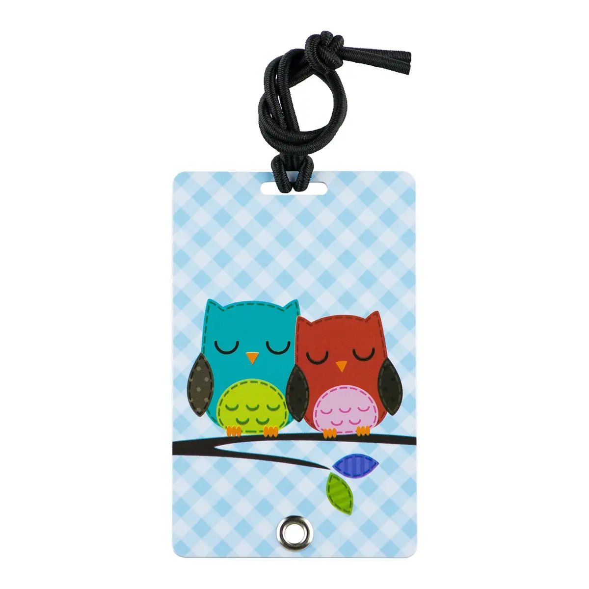 212 MAIN PVC Luggage Tag, Luggage Accessory with Hidden Info Slot, Rivet Fastener, Secure Closure for Backpacks, Pet Carriers