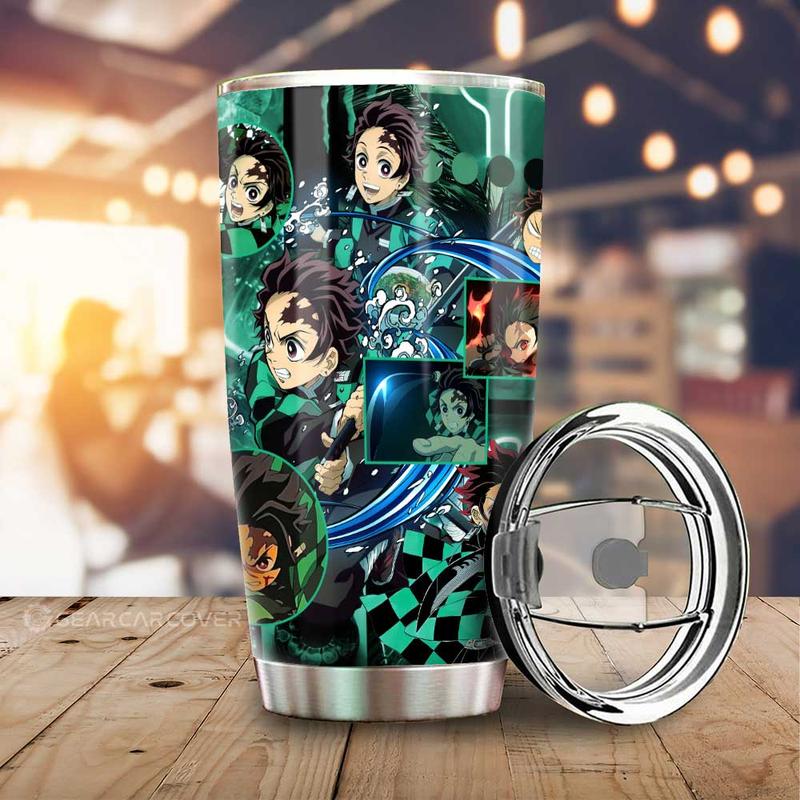 [SALE UP TO 39%] Tanjiro Kamado Demon Slayer Tumbler, Kimetsu No Yaiba Infinity Castle Stainless Steel Cup, Anime Travel Mug for Otaku Fans, Hot Cold Drinkware For Anime Fans, Vintage Manga Art Gift, Japanese Cartoon Coffee Cup for Collectors