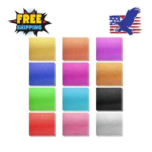 240 Sheets Gold Leaf Sheets 12 Colors Gold Foil Leaf Multi-Color (3.15 x 3.35 Inches)