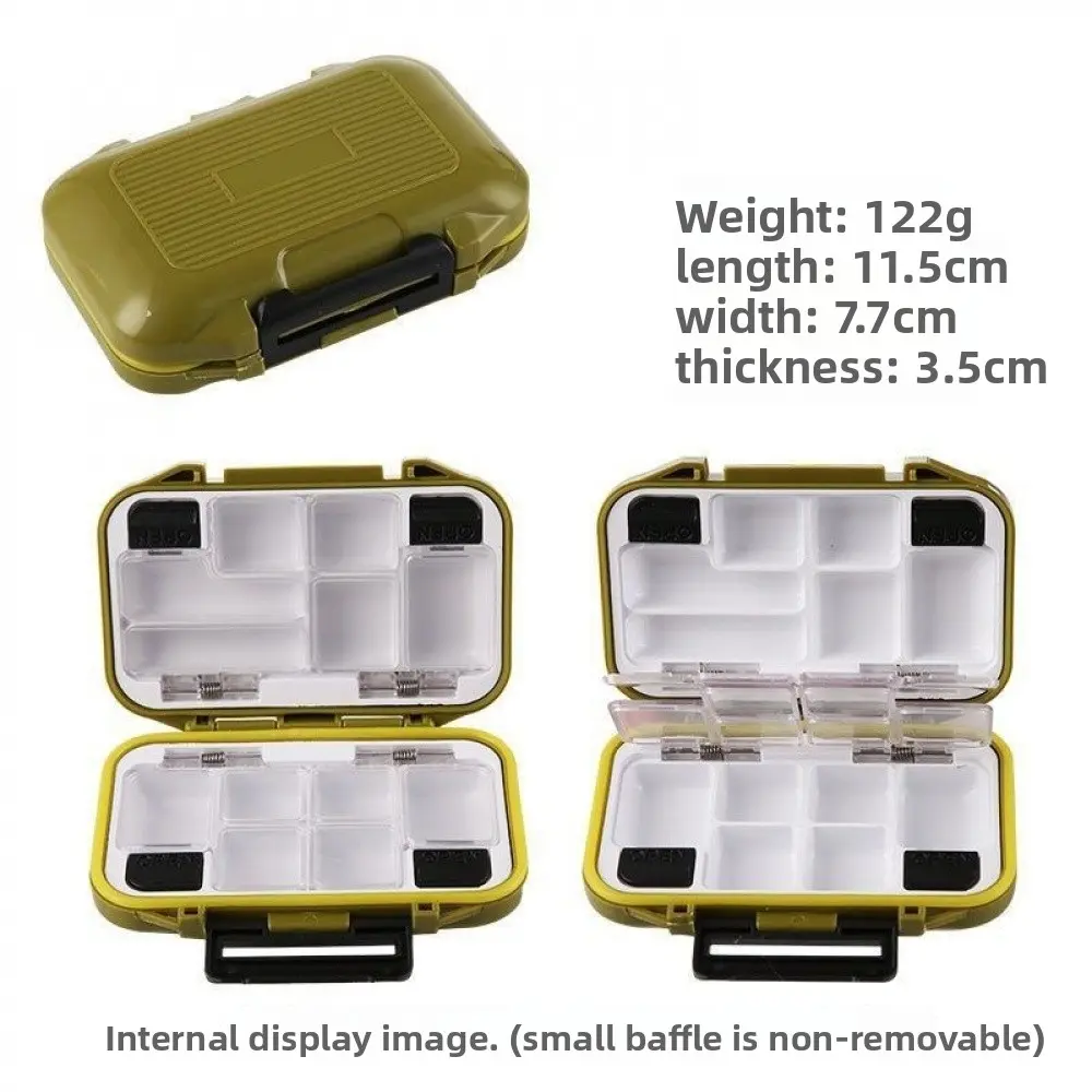 12-slot Lure box (small Size - Green)