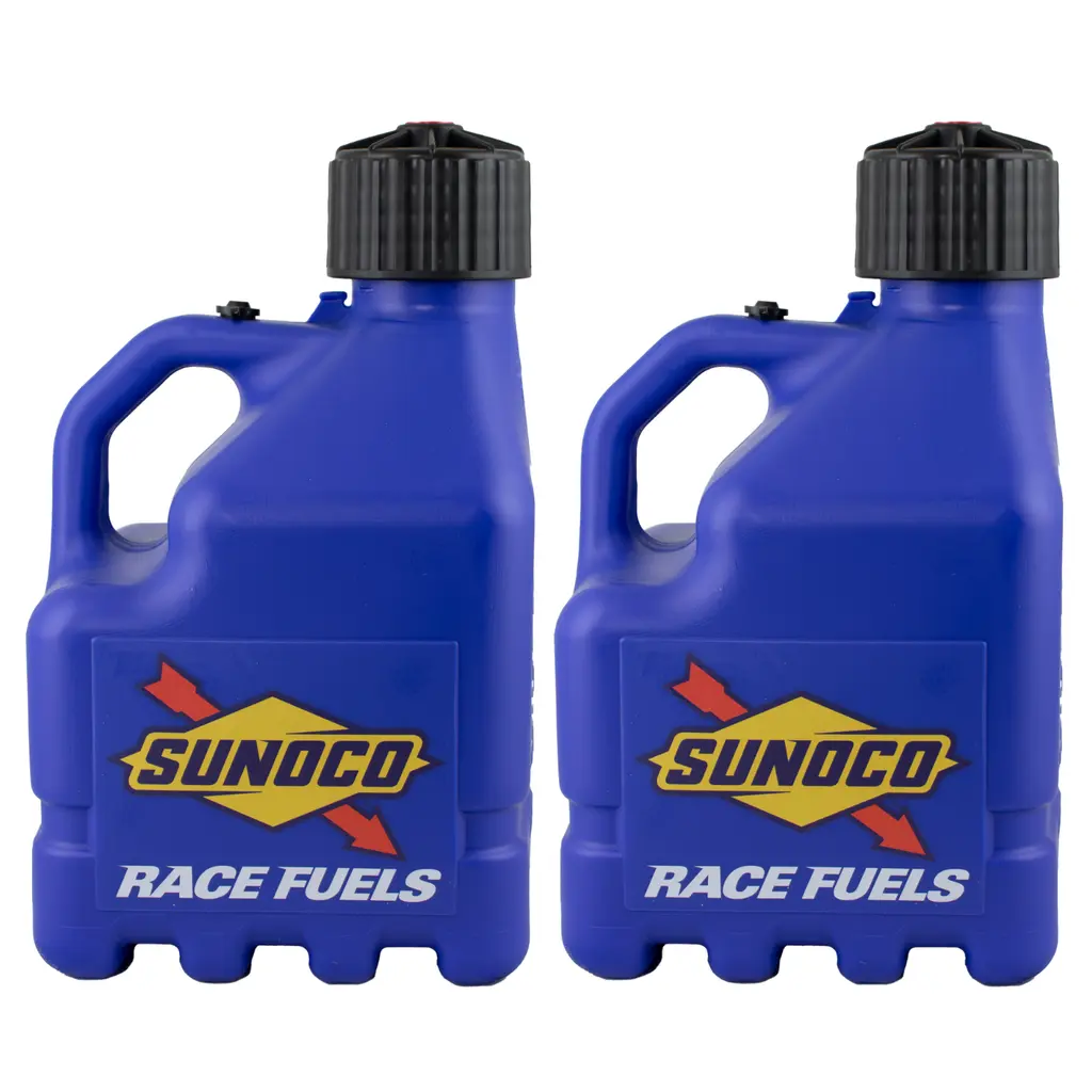 Sunoco 3 Gallon Shorty Utility Jug 2-Pack | Heavy-Duty | Multiple Colors