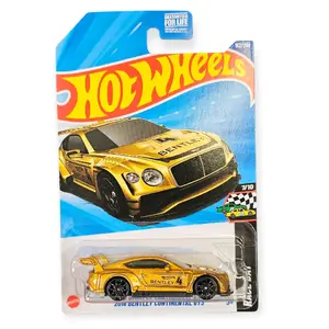Hot Wheels - 2016 Bentley Continental GT3 - Gold Race Livery - 151/250 (2022/2023 Mainline Series)
