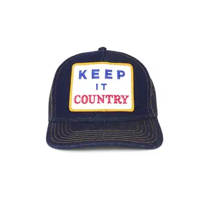Friday Feelin Keep It Country Hat in Denim Unisex
