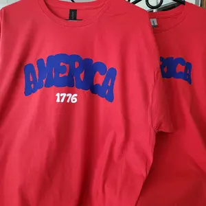 Gildan Light Cotton 100% Cotton America 1776 T Shirt
