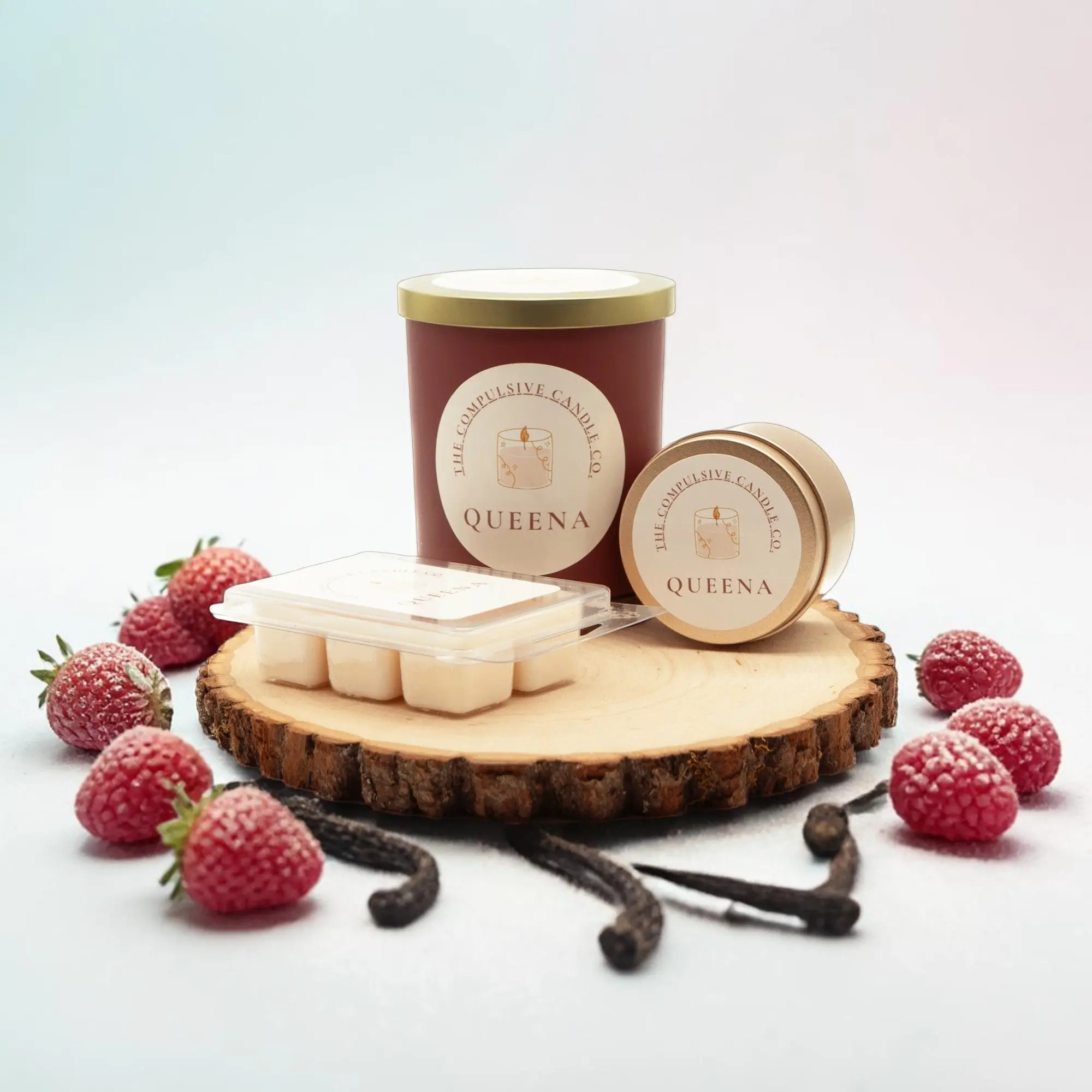 Queena - Candles and Wax Melt - Recovery Collection Home Fragrance Bundle