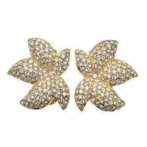 Pre-owned Dior Stainless Small Leather Goods Earrings