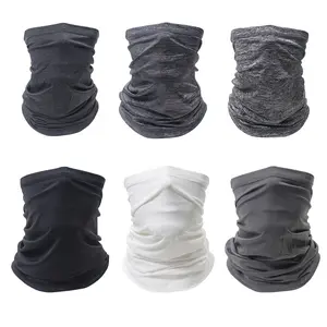 Multifunctional Half-face Camouflage Ice Silk Mask Outdoor Cycling Hood Summer Tactical Mask Soft Skin-friendly Comfortable Breathable Windproof Dustproof
