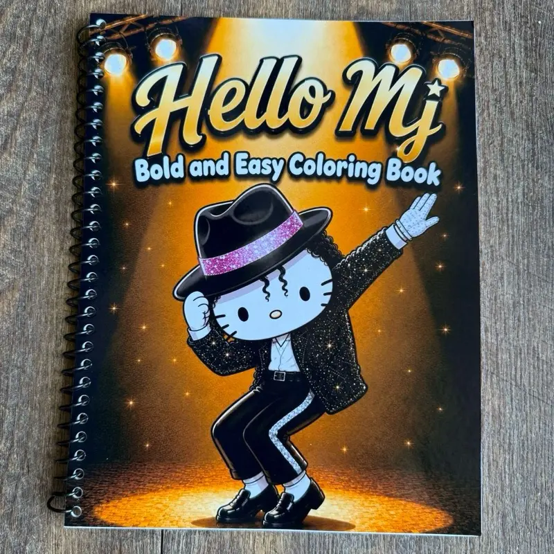 Hello Mj Coloring Book