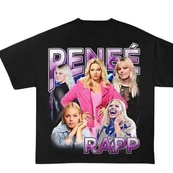 Mean Girls Quote TShirtBy Reneé Rapp From Press Tour Tshirt Fit Shortsleeve Top Womenswear
