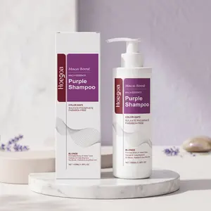 Purple Keratin Nourishing Shampoo (100ML), Gentle Cleansing, Smooths Dry Hair, Reduces Frizz, Hair Care Shampoo, Suitable for Blonde, Silver Color Hair