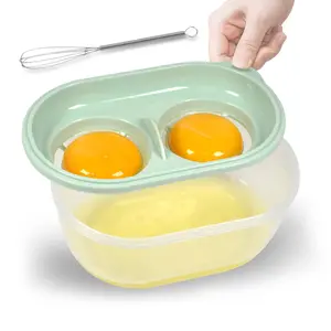 Egg White Separator with Egg Beater, Egg Separator Yolk White Separator Egg White Filter Storage Box Food Grade Level Kitchen Gadgets Egg Separator for Kitchen Cooking Kitchen Gadgets 1