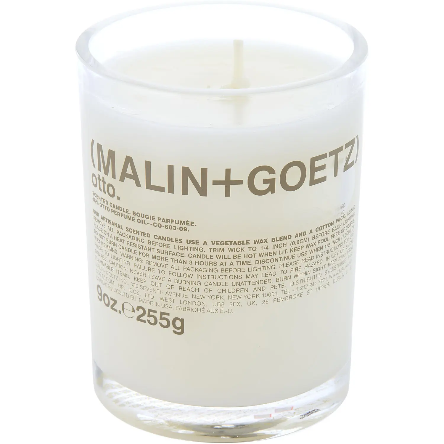 Malin+Goetz Otto By Malin + Goetz Candle For Unisex