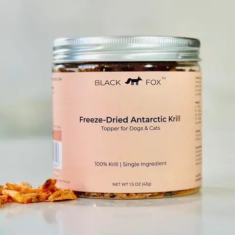 Freeze-Dried Antarctic Krill Treats Snacks for Dogs and Cats | 1.5 oz