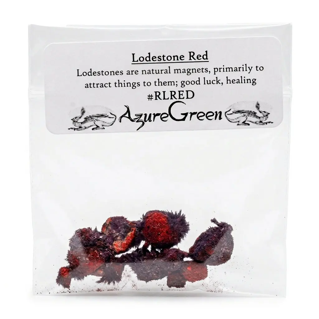 Red Lodestone — Natural Magnetic Stone for Love Drawing