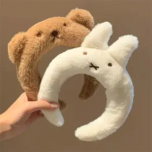 New Miffy Boris Headband Creative High Color Value Cartoon Doll Style Girl Heart Super Cute High Cranial Top Wash Face Headwear