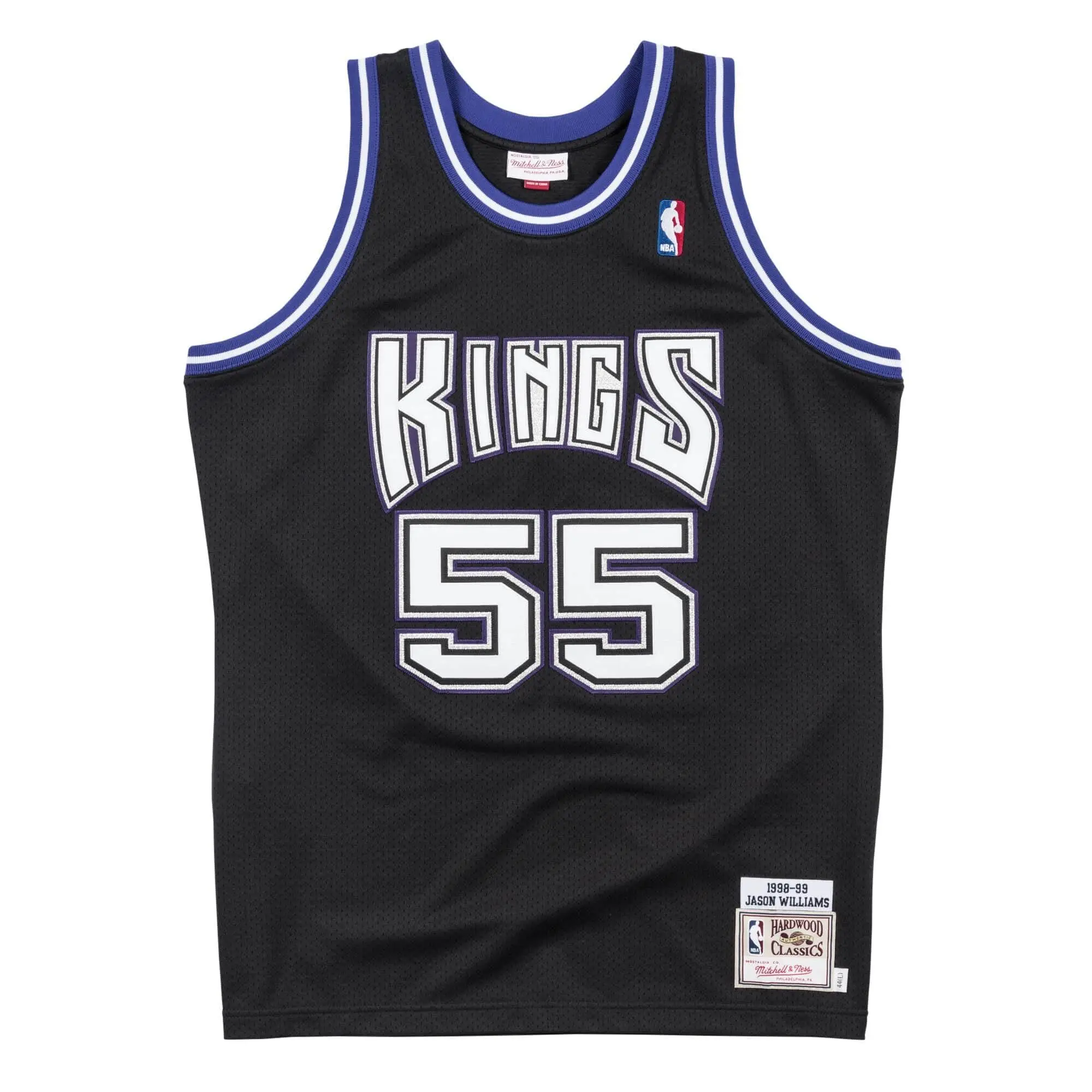 Mens Mitchell & Ness NBA Authentic Jersey 1998 Sacramento Kings Jason Williams