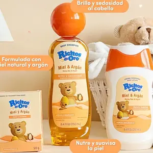 Goldilocks Honey and Argan Shampoo with Natural Honey Extract Hypoallergenic No More Tears for Gentle Cleansing