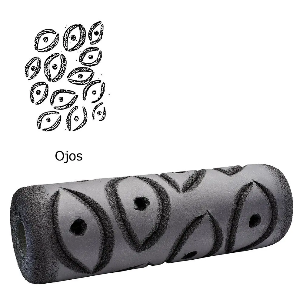 ToolPro Ojos Foam Texture Roller Cover - Home Improvement Wallpaper Tool for Wall & Ceiling Applications, Creates Beautiful Patterns, Hides Blemishes/Defects, Delivers Rich Stucco Design, Cleans with Water & Soap
