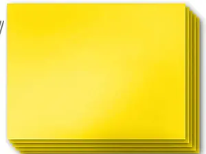 10 Blank Yard Signs (Yellow) 18x24 inch Corrugated Plastic & 10 Stake 30 inch Tall Great for Advertising Any Events (10YellowSigns18x24&10 Stake24)