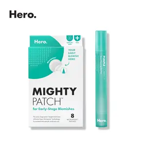 Hero Mighty Patch Micropoint Pimple Patch Large, Pimple Correct Pen Bundle