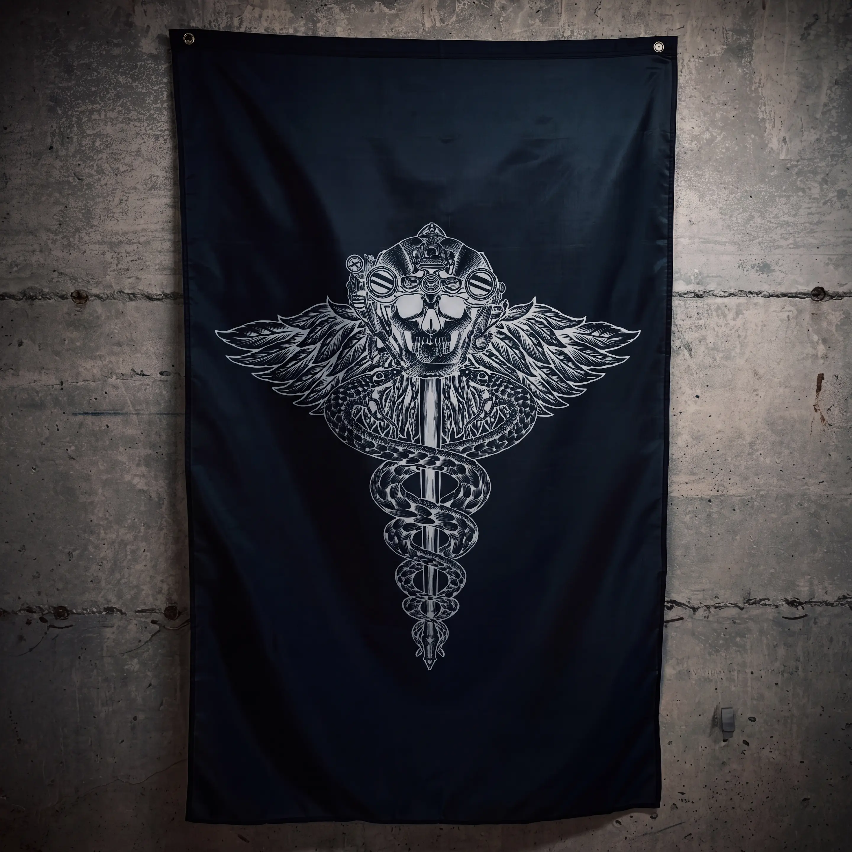 THE MEDIC FLAG, 3'X5' Durable lightweight indoor flag, high quality print, banner