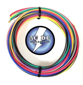 AC DC Wire & Supply Primary Wire 10 Gauge AWG High Temp GXL 10C 25 FT Made in USA