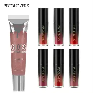 Moisture-Rich Hydrating Lip Gloss & 6pcs/set Sexy Red Lip Gloss Set, High Color Rendering, Perfect for Valentine's Day Gifting