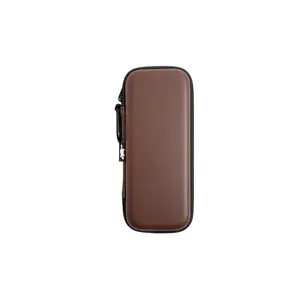 Platypus Caddie Case – Dark Brown Leather Golf Organizer