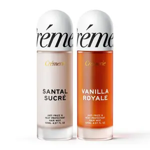 Cremerie Vanilla Santal Duo | Vanille Royale + Santal Sucré Hair Mists | Heat Protectant & Anti Frizz