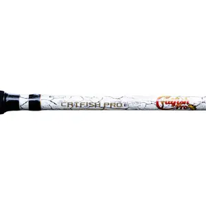 Catfish Pro Testament of Time 1 of 220 7'6" Casting Rod, Sun-Activated Full Glow Baitcaster Rod for Catfish & Big Fish - Limited Edition Rod