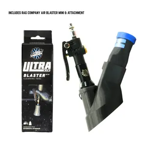 Multi Pack - Crevice Air+Vac Oval Attachment & The Rag Company Air Blaster Mini