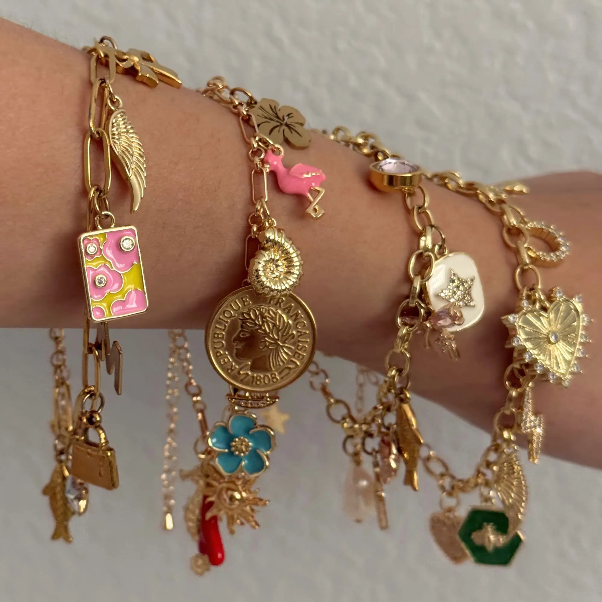 Custom Charm BRACELET - Personalize Your Own with 300+ Charms