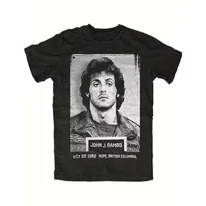 John Rambo Movie Graphic Shirt – Retro Iconic Film Tee, Unisex Cotton T-Shirt Sweatshirt Hoodie 6A1
