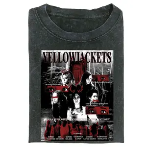 Vintage Yellowjackets TV Show T-Shirt, Distressed Graphic Tee, Horror Mystery Series Shirt, 90s Retro Aesthetic Shirt, Fandom Merch Gift Idea