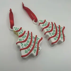Christmas Tree Cake Ornament - Festive Decoration for The Holidays