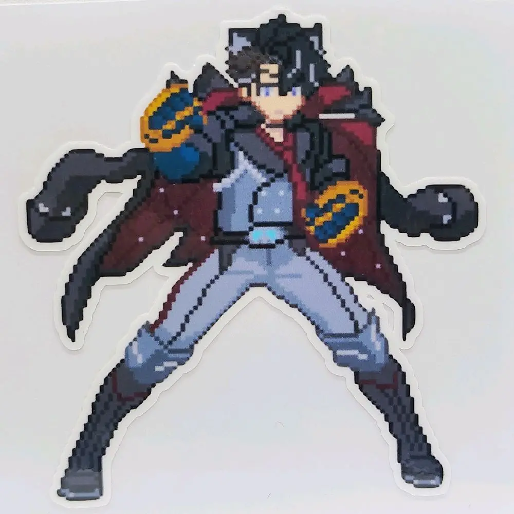 [Genshin Impact][3 Inch.] Pixel Wriothesley Fan Art Water-Resistant Sticker!