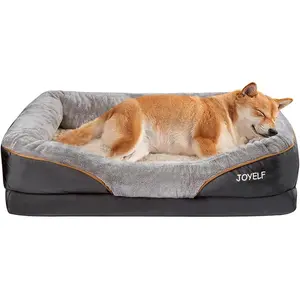 Orthopedic Memory Foam Dog Bed with Washable Cover & Toy - All Pet Haven