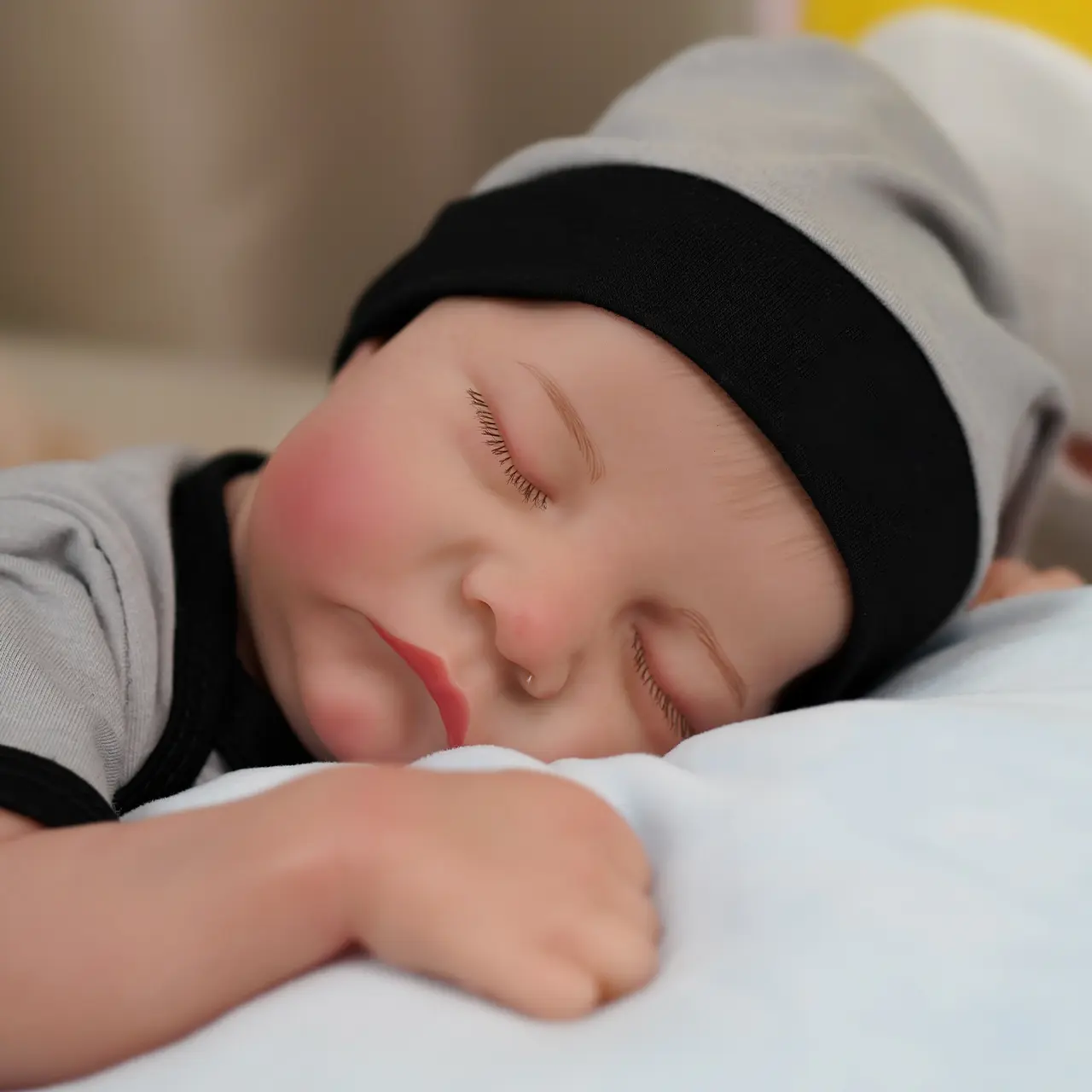 VACOS 17" Handmade Reborn Baby Doll - Realistic Newborn Baby with 3D Painted Skin, Cute Toy for Girls