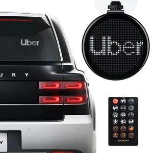 Gelrova LED Sign Star 5 Driver Version D 4-02 Car Light Illuminated Emblem with 17 Preset Signals & APP Control for Customizable Decoration
