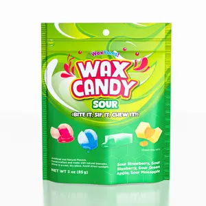 WaxYums! Sour WAX Candy Experience – Chew, Gush & Discard | Sour Liquid Center | Chill or Freeze for Extra Crunch | Acquired-Taste Novelty | 3 oz Snack Bonbon
