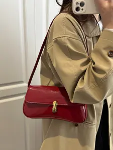 New High-End Texture Unique Stylish Versatile Korean Style Elegant Simple Casual Shoulder Underarm Bag Hobo Shoulder Bag