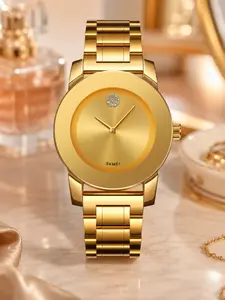 Skmei Analog Quartz Watch, Stainless Steel Strap, Mineral Glass Dial, Case, Casual Style, Fashionable Watches, Fashionable Wristwatch, Fashionable Waterproof Watch for All Seasons