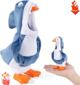 7inch Desk Goose Outfits, Mini Desktop Goose Clothes Desk Goose Accessories Set for Magnetic Goose Statue