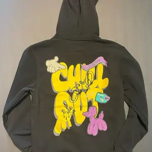 Men's Hoodie with Vibrant Cartoon Graphics and Unique Design