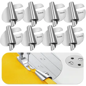 Sewing Rolled Hemmer Foot, 8 Sizes Rolled Hem Presser Foot, Wide Rolled Hem  Foot Sewing Machine  Hemming Machine Hand Sewing Machine Sewing Accessories